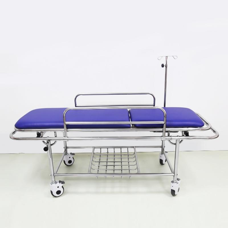 Ultimate Patient Comfort: Adjustable Backrest Ambulance Cot | ICU Beds ...