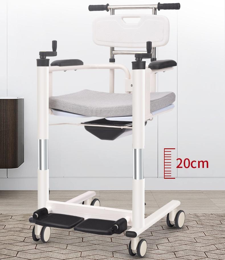 Patient lift transfer from bed to chair