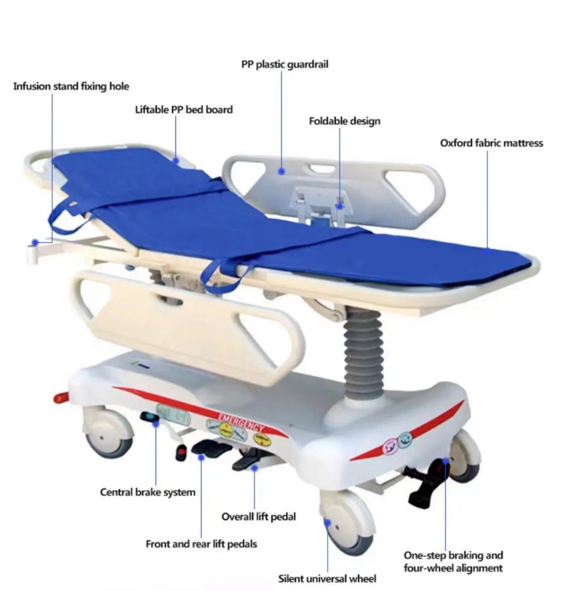 Premium Adjustable Hydraulic Medical Stretch Bed