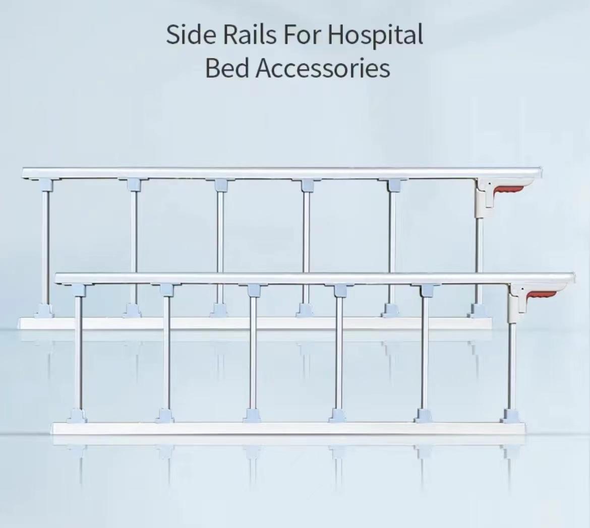 full length protection guardrails for hospital home care bed