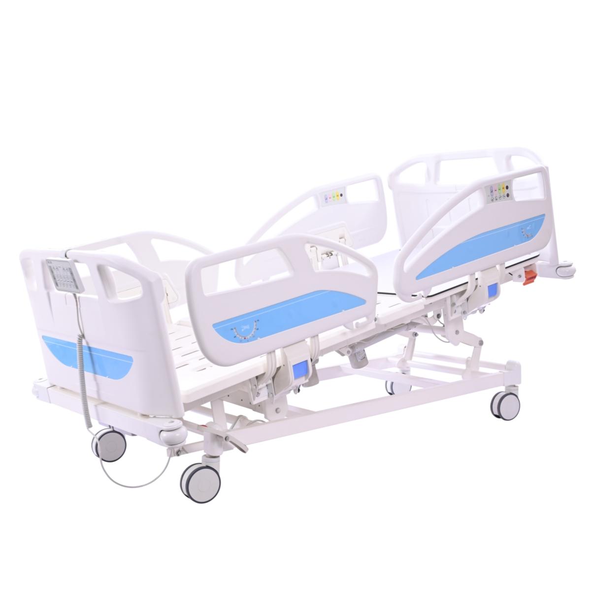 hospital bed with real-time weight data