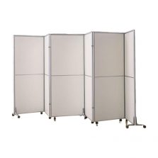 hospital curtain 6 panel with castors